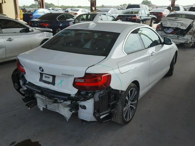 WBA1F5C54EV255927 - 2014 BMW 228 I WHITE photo 4