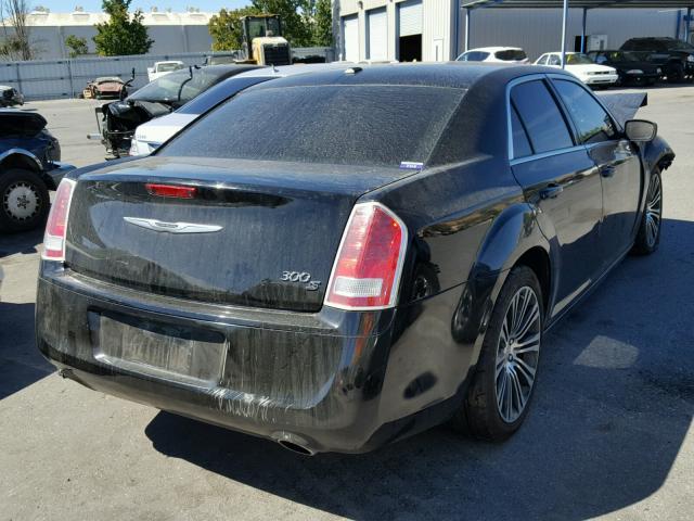 2C3CCABG1DH578392 - 2013 CHRYSLER 300 V6 BLACK photo 4