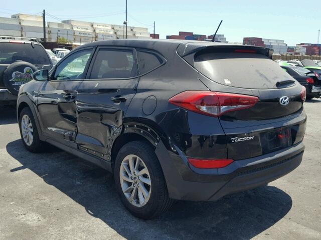 KM8J23A40HU494958 - 2017 HYUNDAI TUCSON SE BLACK photo 3