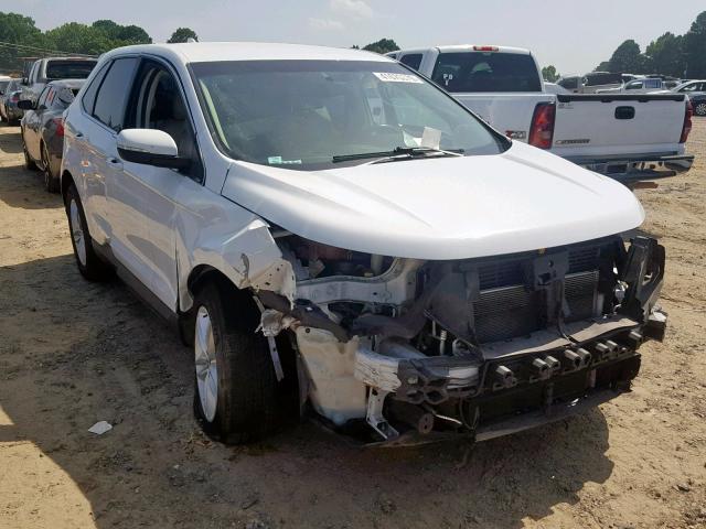 2FMTK4J84FBB44253 - 2015 FORD EDGE SEL WHITE photo 1