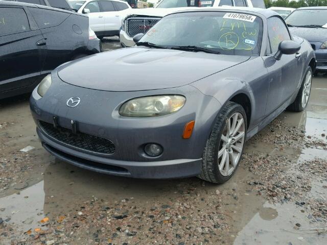 JM1NC26F580155465 - 2008 MAZDA MX-5 MIATA GRAY photo 2