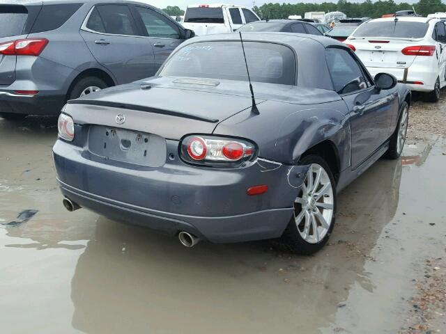 JM1NC26F580155465 - 2008 MAZDA MX-5 MIATA GRAY photo 4