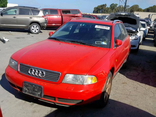 WAUGD28D1WA122081 - 1998 AUDI A4 2.8 AVA RED photo 2