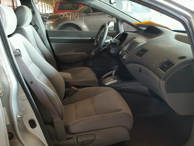 1HGFA16868L021490 - 2008 HONDA CIVIC EX SILVER photo 5