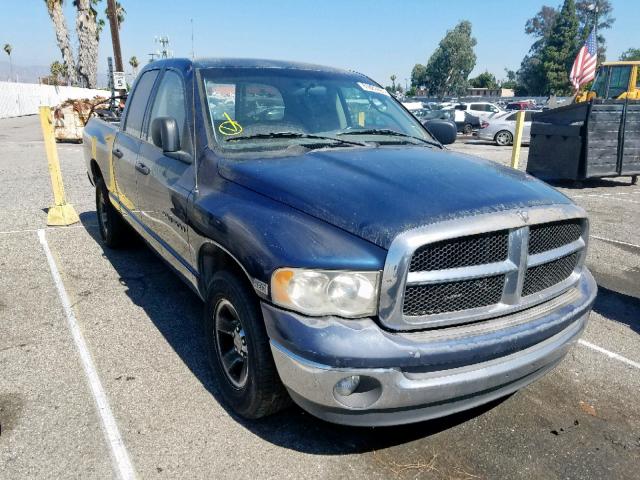 1D7HA18D83J631354 - 2003 DODGE RAM 1500 S BLUE photo 1