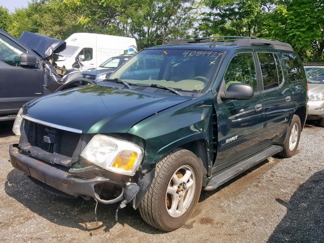 1GKET16S146154400 - 2004 GMC ENVOY XL GREEN photo 2