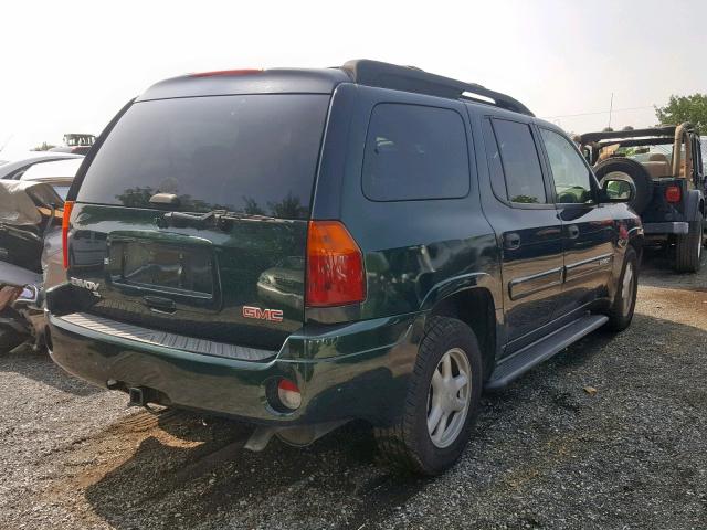 1GKET16S146154400 - 2004 GMC ENVOY XL GREEN photo 4