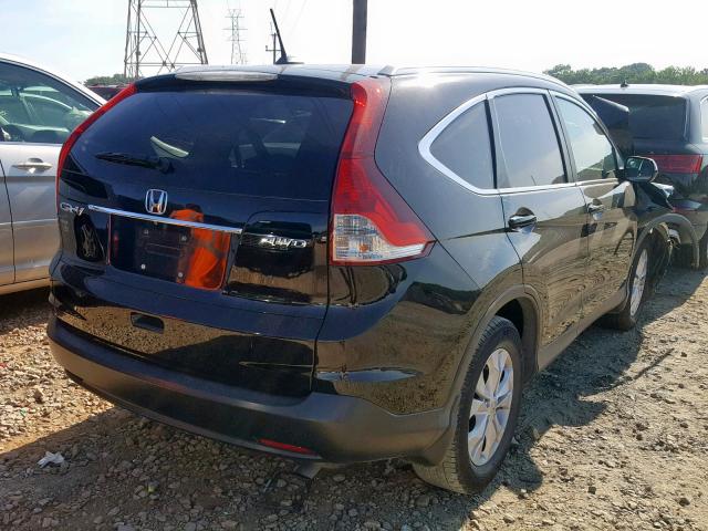 2HKRM4H77DH685871 - 2013 HONDA CR-V EXL BLACK photo 4