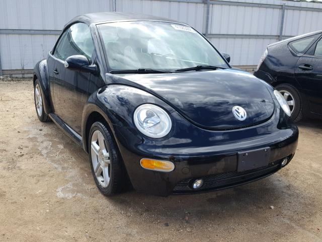 3VWCD31Y74M316082 - 2004 VOLKSWAGEN NEW BEETLE BLACK photo 1