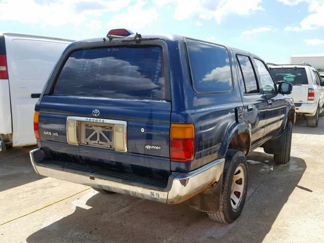 JT3VN29V2R0031897 - 1994 TOYOTA 4RUNNER VN BLUE photo 4