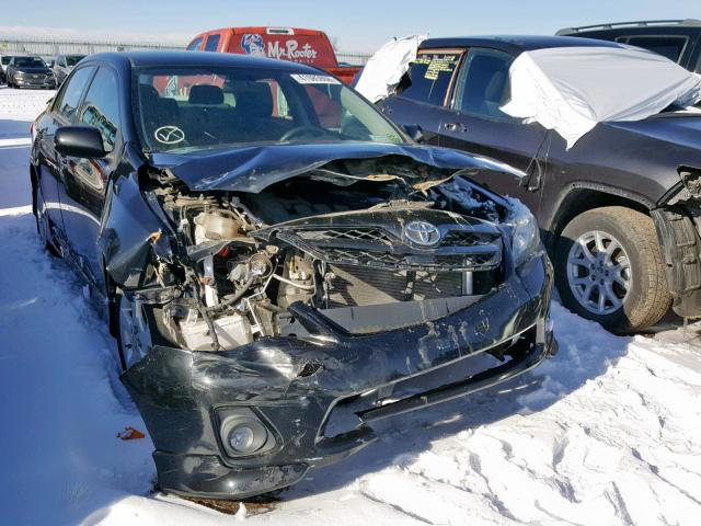 5YFBU4EE8DP102148 - 2013 TOYOTA COROLLA BA BLACK photo 1