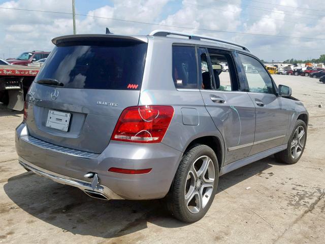 WDCGG0EB4EG273360 - 2014 MERCEDES-BENZ GLK 250 BL GRAY photo 4