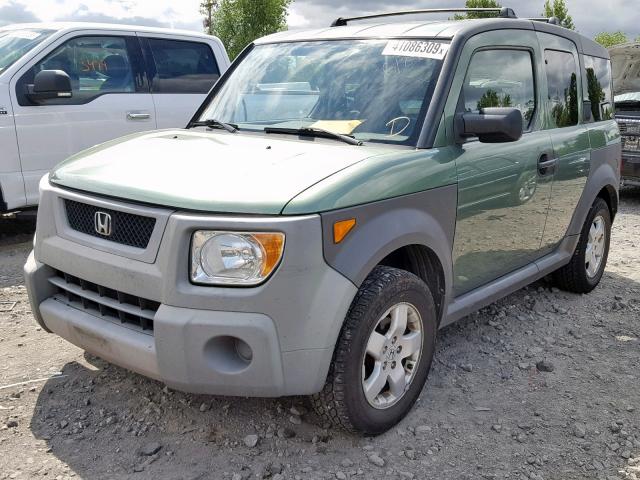 5J6YH28605L020586 - 2005 HONDA ELEMENT EX GREEN photo 2