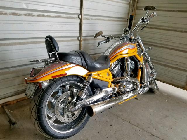 1HD1PPG126K975389 - 2006 HARLEY-DAVIDSON VRSCSE YELLOW photo 4