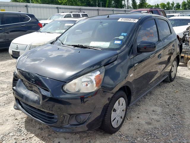 ML32A3HJ0EH013802 - 2014 MITSUBISHI MIRAGE DE BLACK photo 2