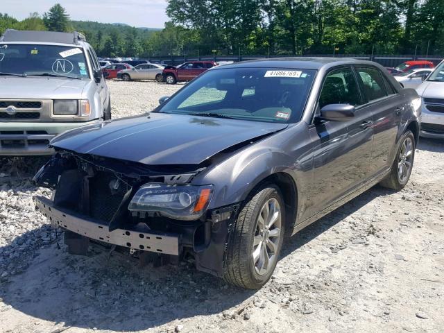 2C3CCAGG7EH342078 - 2014 CHRYSLER 300 S GRAY photo 2