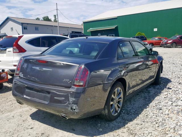 2C3CCAGG7EH342078 - 2014 CHRYSLER 300 S GRAY photo 4