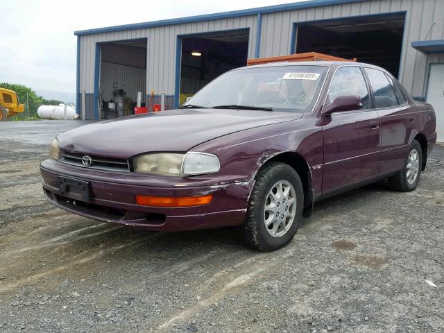 JT2SK13E4N0064364 - 1992 TOYOTA CAMRY XLE MAROON photo 2