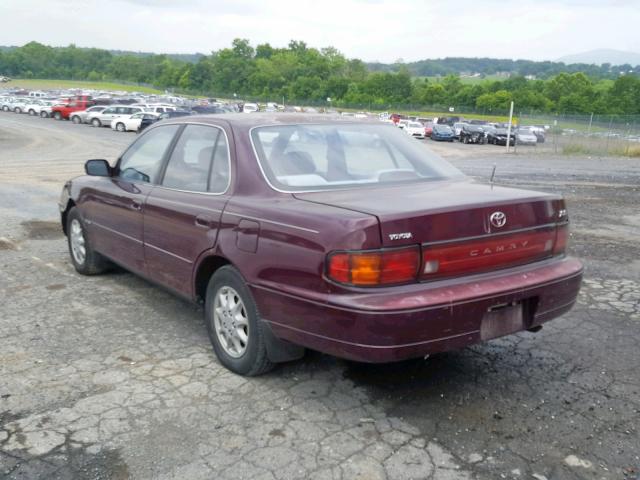 JT2SK13E4N0064364 - 1992 TOYOTA CAMRY XLE MAROON photo 3