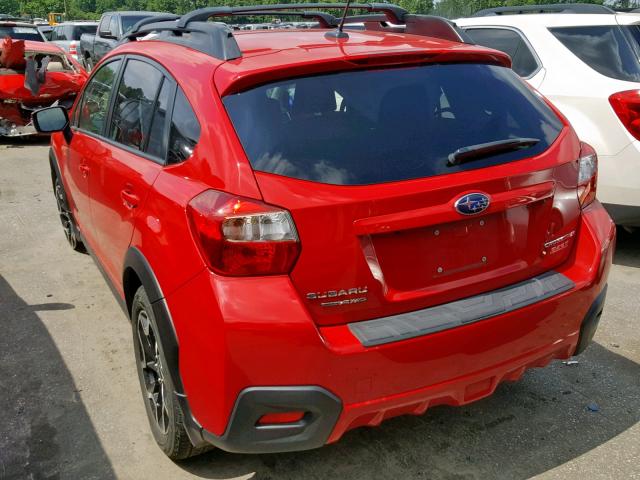 JF2GPABC7G8307766 - 2016 SUBARU CROSSTREK RED photo 3