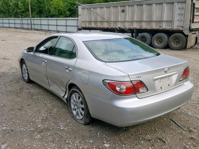 JTHBF30G520037648 - 2002 LEXUS ES 300 SILVER photo 3