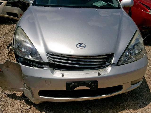 JTHBF30G520037648 - 2002 LEXUS ES 300 SILVER photo 7