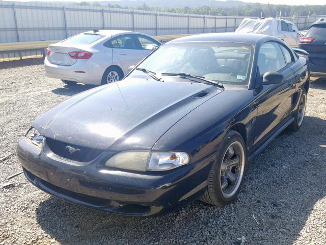 1FALP42T8SF276214 - 1995 FORD MUSTANG GT BLACK photo 2