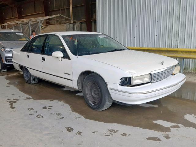 1G1BL53E2MW166519 - 1991 CHEVROLET CAPRICE WHITE photo 1