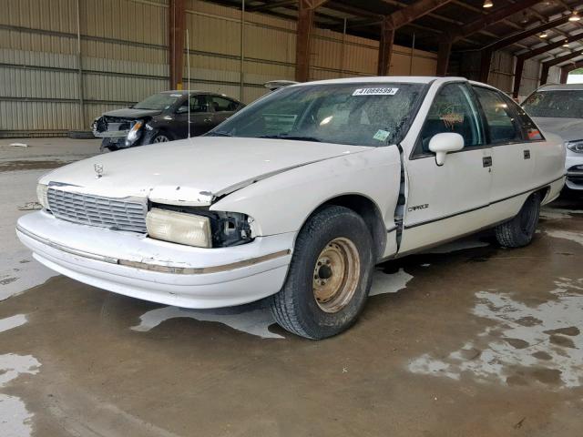 1G1BL53E2MW166519 - 1991 CHEVROLET CAPRICE WHITE photo 2