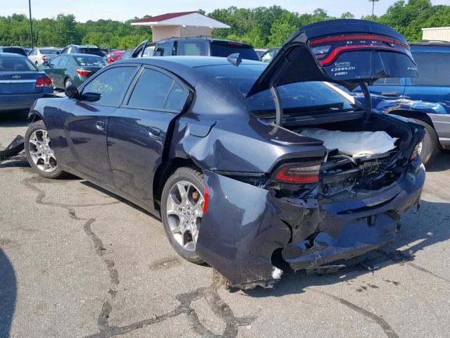 2C3CDXJG0GH238088 - 2016 DODGE CHARGER SX BLACK photo 3