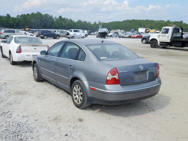 WVWPD63B72P342462 - 2002 VOLKSWAGEN PASSAT GLS SILVER photo 3