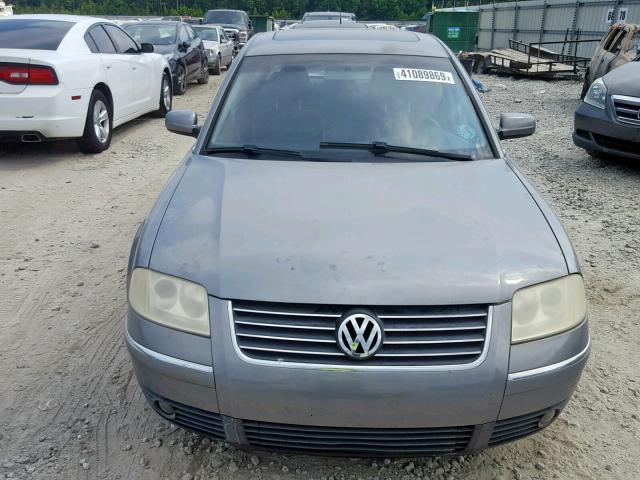 WVWPD63B72P342462 - 2002 VOLKSWAGEN PASSAT GLS SILVER photo 9