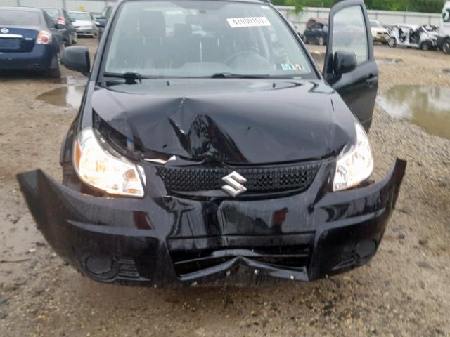 JS2YB5A30B6305197 - 2011 SUZUKI SX4 BLACK photo 7