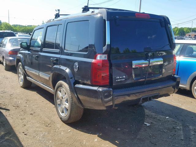 1J4RG5GT7AC109338 - 2010 JEEP COMMANDER BLACK photo 3