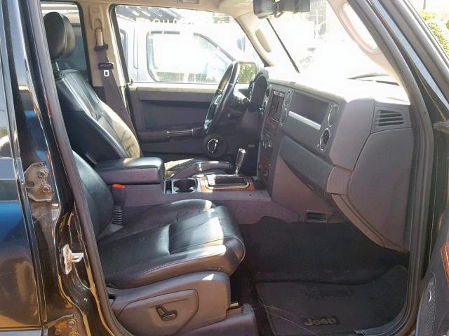 1J4RG5GT7AC109338 - 2010 JEEP COMMANDER BLACK photo 5