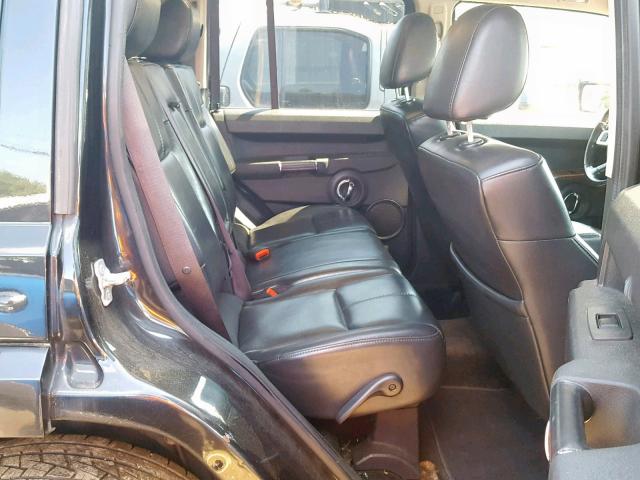 1J4RG5GT7AC109338 - 2010 JEEP COMMANDER BLACK photo 6