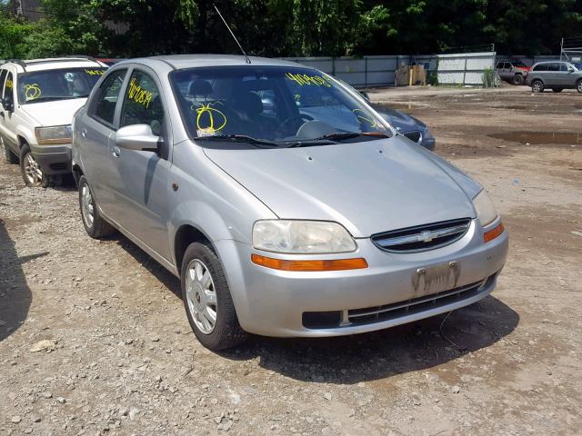 KL1TJ52674B178644 - 2004 CHEVROLET AVEO LS SILVER photo 1