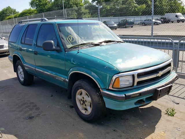 1GNDT13W2SK230622 - 1995 CHEVROLET BLAZER TURQUOISE photo 1