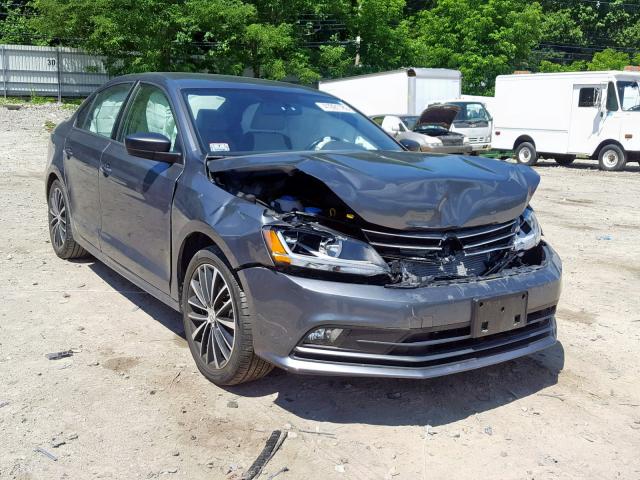 3VWD17AJ3HM405967 - 2017 VOLKSWAGEN JETTA SPOR GRAY photo 1