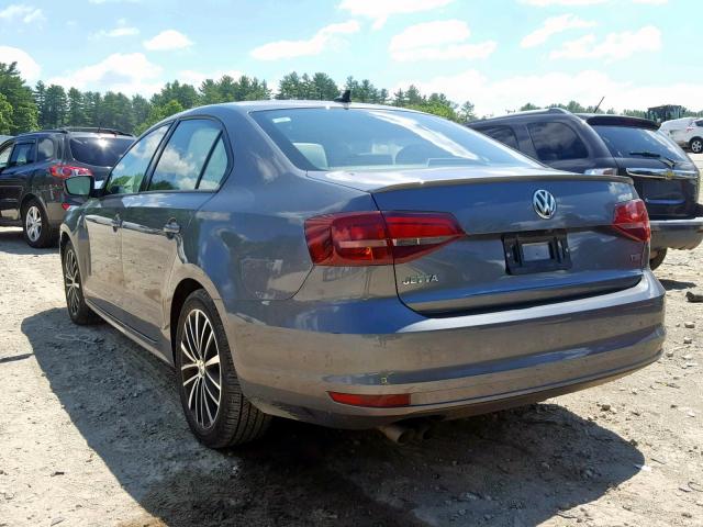 3VWD17AJ3HM405967 - 2017 VOLKSWAGEN JETTA SPOR GRAY photo 3