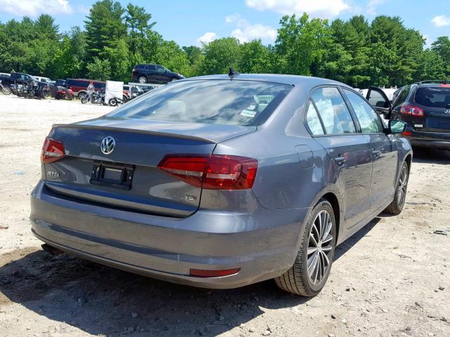 3VWD17AJ3HM405967 - 2017 VOLKSWAGEN JETTA SPOR GRAY photo 4