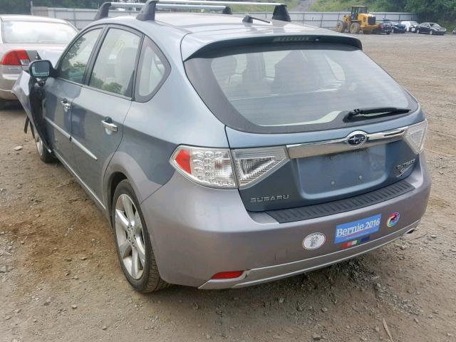 JF1GH63689H820065 - 2009 SUBARU IMPREZA OU BLUE photo 3