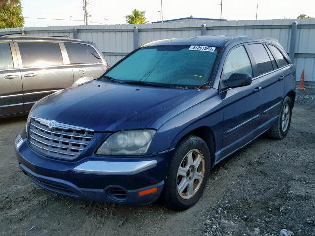 2C4GM68485R656537 - 2005 CHRYSLER PACIFICA T BLUE photo 2