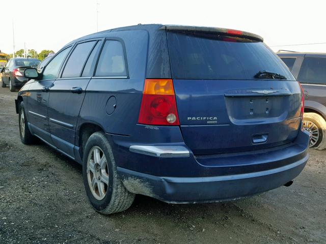 2C4GM68485R656537 - 2005 CHRYSLER PACIFICA T BLUE photo 3