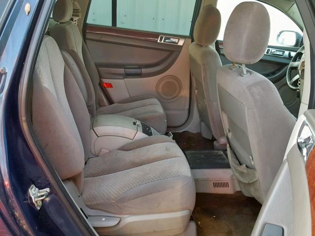 2C4GM68485R656537 - 2005 CHRYSLER PACIFICA T BLUE photo 6