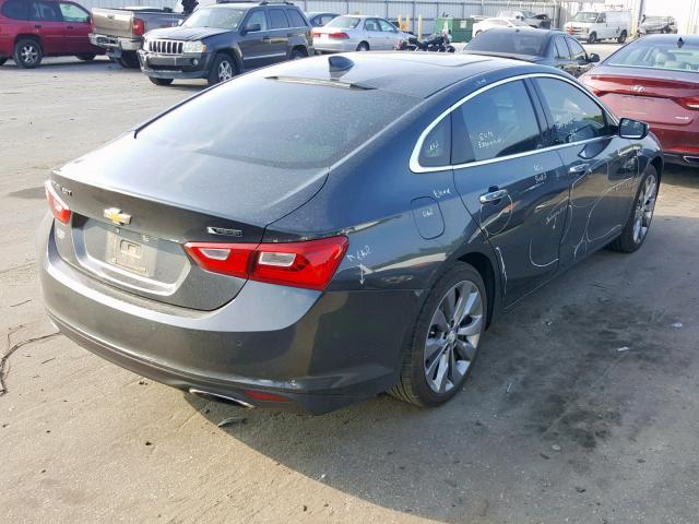 1G1ZH5SXXGF287869 - 2016 CHEVROLET MALIBU PRE 灰色 照片 4
