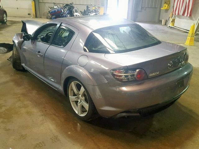 JM1FE17N450157248 - 2005 MAZDA RX8 GRAY photo 3