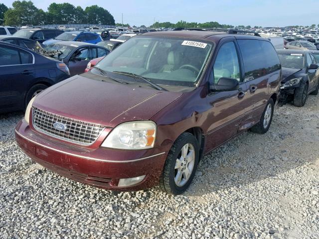 2FMZA52286BA37946 - 2006 FORD FREESTAR S MAROON photo 2