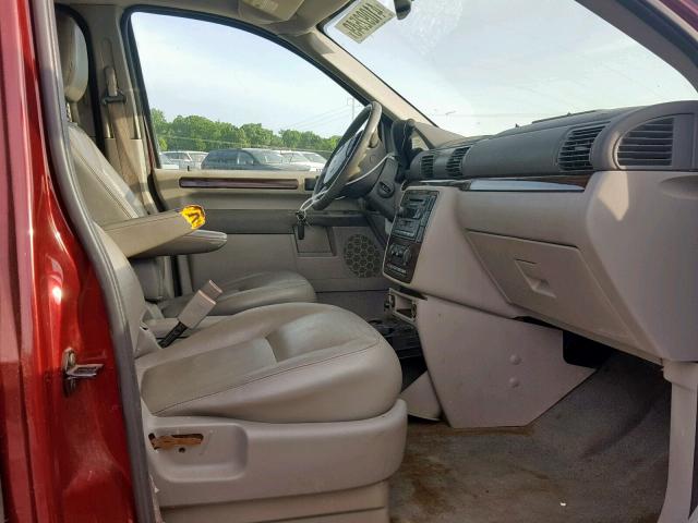 2FMZA52286BA37946 - 2006 FORD FREESTAR S MAROON photo 5