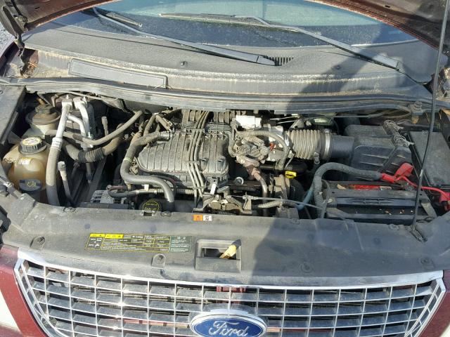 2FMZA52286BA37946 - 2006 FORD FREESTAR S MAROON photo 7